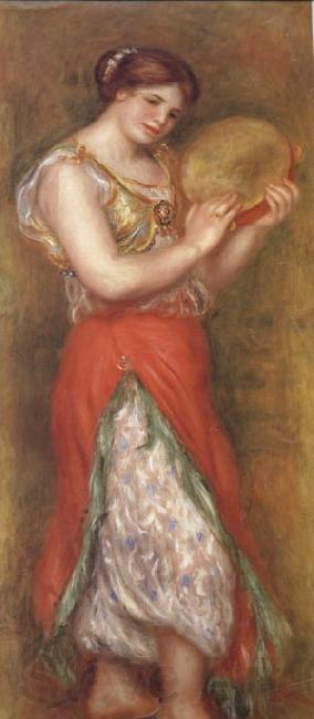 Pierre Renoir Dancing Girl with Tambourine Spain oil painting art